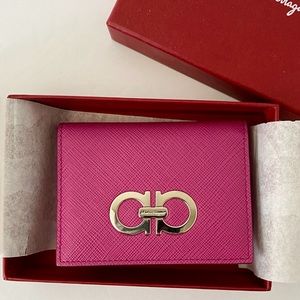 NEW Salvatore Ferragamo Card Wallet purse case holder